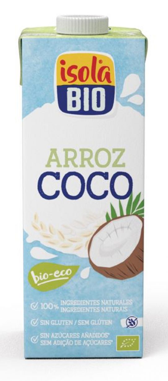 BEBIDA DE ARROZ COM CÔCO BIO ISOLA 1L