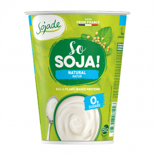 SOJADE ORGANIC NATURAL SOYA YOGURT 400GR CABAZES BIOLÓGICOS