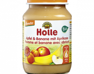 PURÉ MAÇÃ BANANA ALPERCE 6M BIO BOIÃO 190G HOLLE