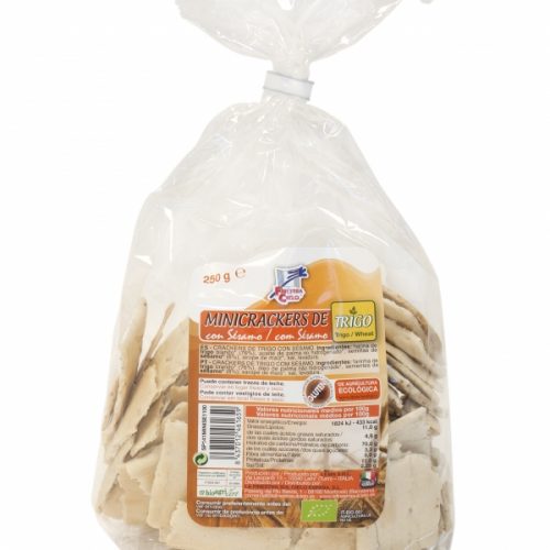 Mini Crackers Trigo C/Sésamo 250gr