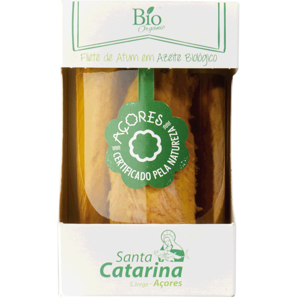 FILETE ATUM EM AZEITE SANTA CATARINA BIO FRASCO