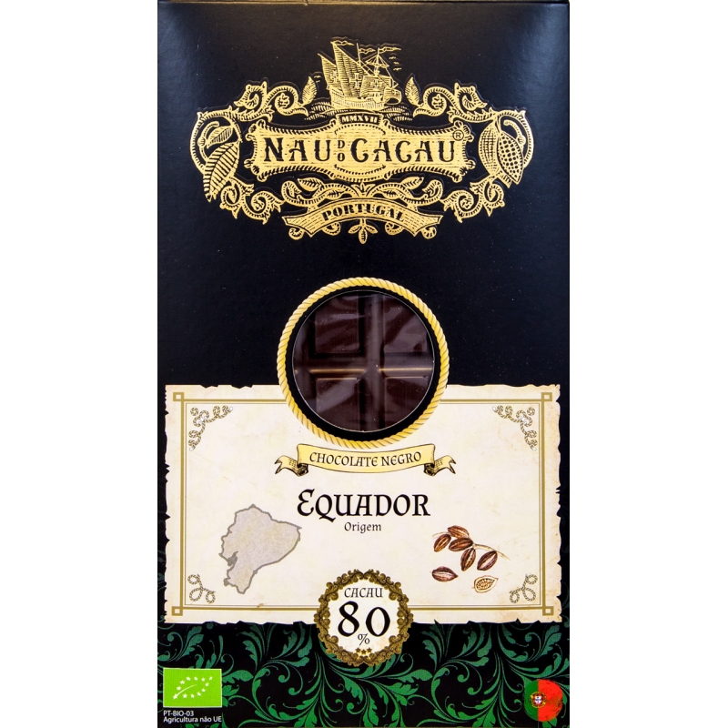 CHOCOLATE NAU DE CACAU EQUADOR 80%