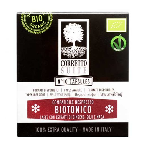 CAFÉ BIOTONICO BIO CORRETTO SUITE (10unid.)