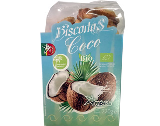 BISCOITOS COCO BIO 250G PROVIDA