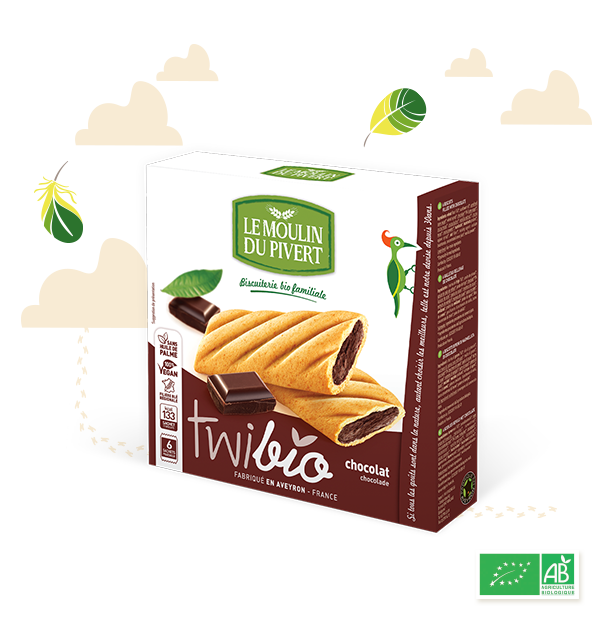 BISCOITOS COM RECHEIO DE CHOCOLATE BIO TWIBIO