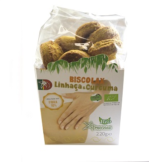 BISCOITOS LINHAÇA & CURCUMA 220GRS PROVIDA