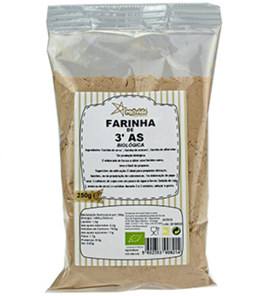 FARINHA 3`AS BIO 250GRS PROVIDA