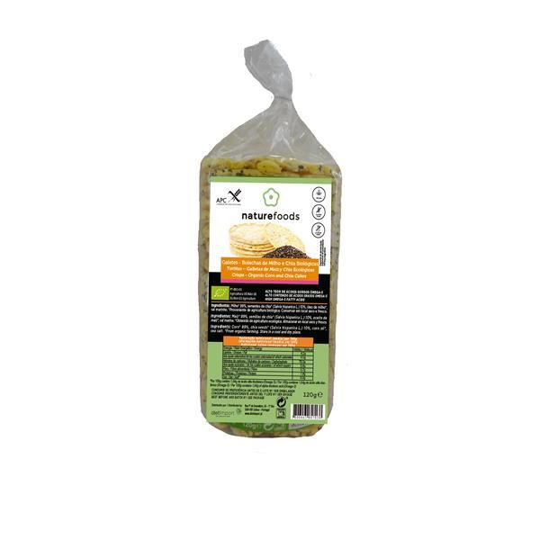 GALETE DE MILHO E CHIA BIO NATUREFOODS