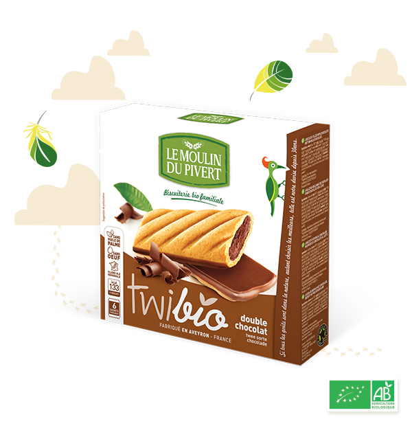 BISCOITOS DOUBLE CHOCOLATE BIO TWIBIO