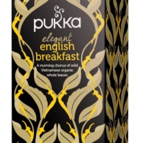 CHÁ ELEGANT ENGLISH BREAKFAST BIO 20 SQ PUKKA