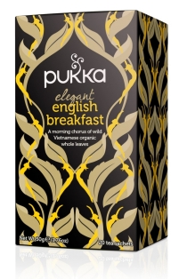 CHÁ ELEGANT ENGLISH BREAKFAST BIO 20 SQ PUKKA