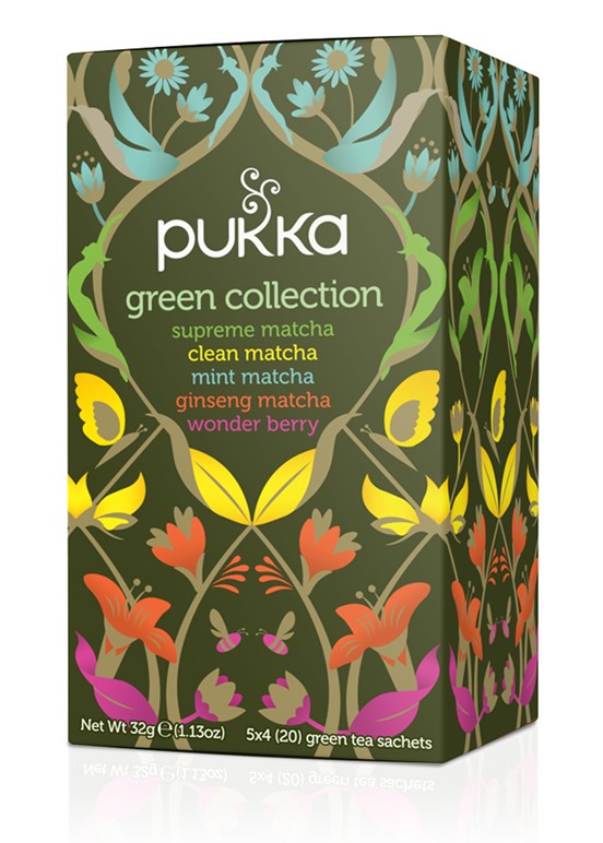 CHÁ GREEN COLLECTION BIO 20 SQ PUKKA