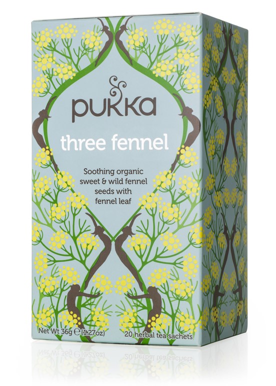 CHÁ TREE FENNEL BIO 20 SQ PUKKA