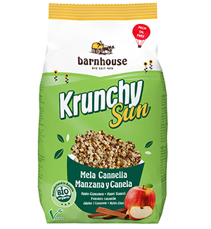 GRANOLA MAÇA E CANELA BIO 375GRS PROVIDA