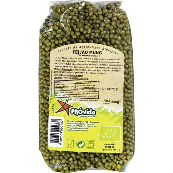 FEIJÃO MUNG BIO 500G PRÓVIDA