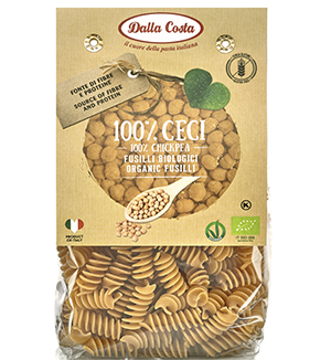 FUSILLI GRÃO DE BICO S/GLÚTEN BIO 250G DALLA COSTA