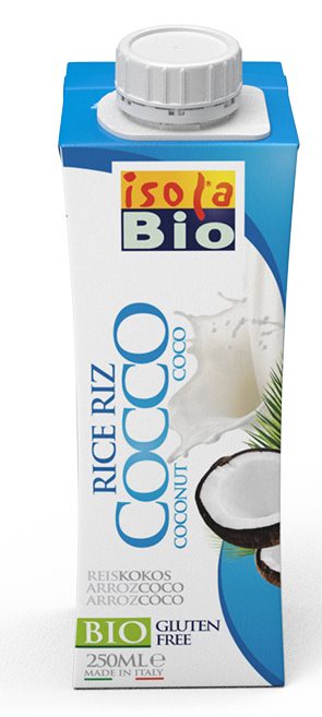 BEBIDA DE ARROZ COM CÔCO BIO ISOLA 250ML