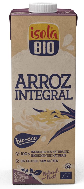 BEBIDA DE ARROZ INTEGRAL BIO ISOLA 1L