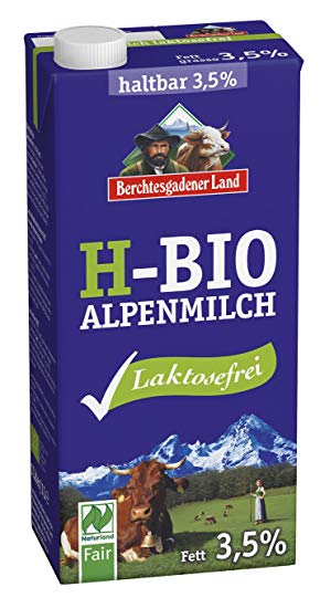 LEITE GORDO SEM LACTOSE BIO BERCHTESGADENER LAND 1LT