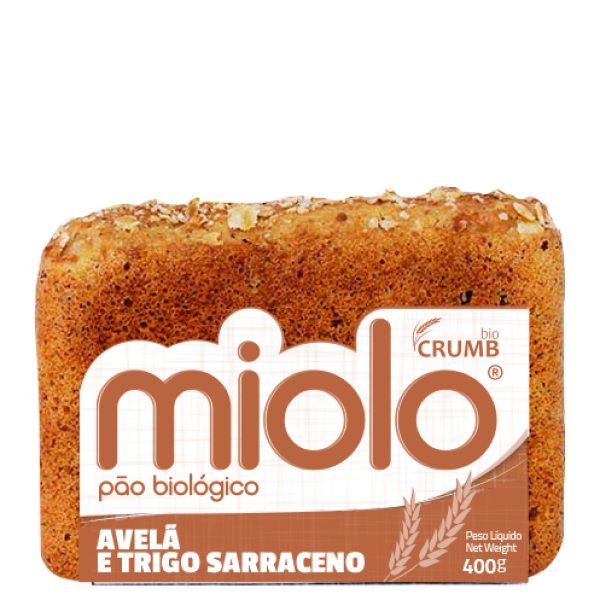 PÃO DE AVELÃ E TRIGO SARRACENO BIO 420GR