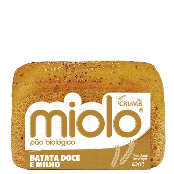 PÃO DE BATATA DOCE E MILHO BIO 420GR