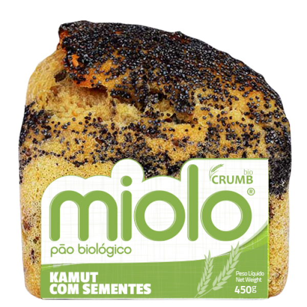 PÃO DE KAMUT E SEMENTES BIO 450GR