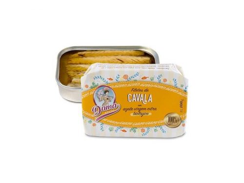 Filetes de Cavala em Azeite Virgem Extra Biológico - Dama