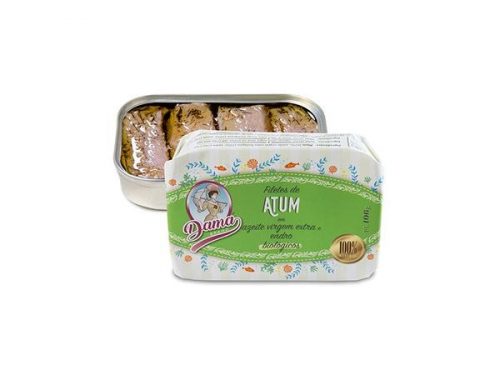 Filetes de Atum Em Azeite Virgem Extra e Endro Biológicos - Dama