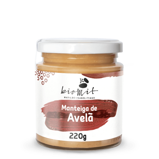 MANTEIGA DE AVELA BIOMIT 230G