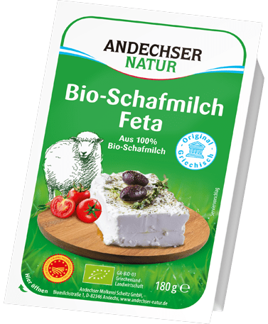 QUEIJO FETA DE OVELHA 180G ANDECHSER