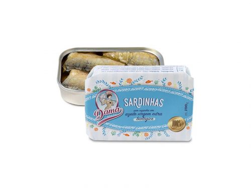 SARDINHAS AZEITE VIRGEM EXTRA BIOLOGICO DAMA