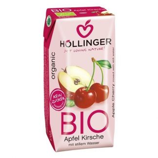 SUMO DE MACA E CEREJA BIO HOLLINGER 200ML