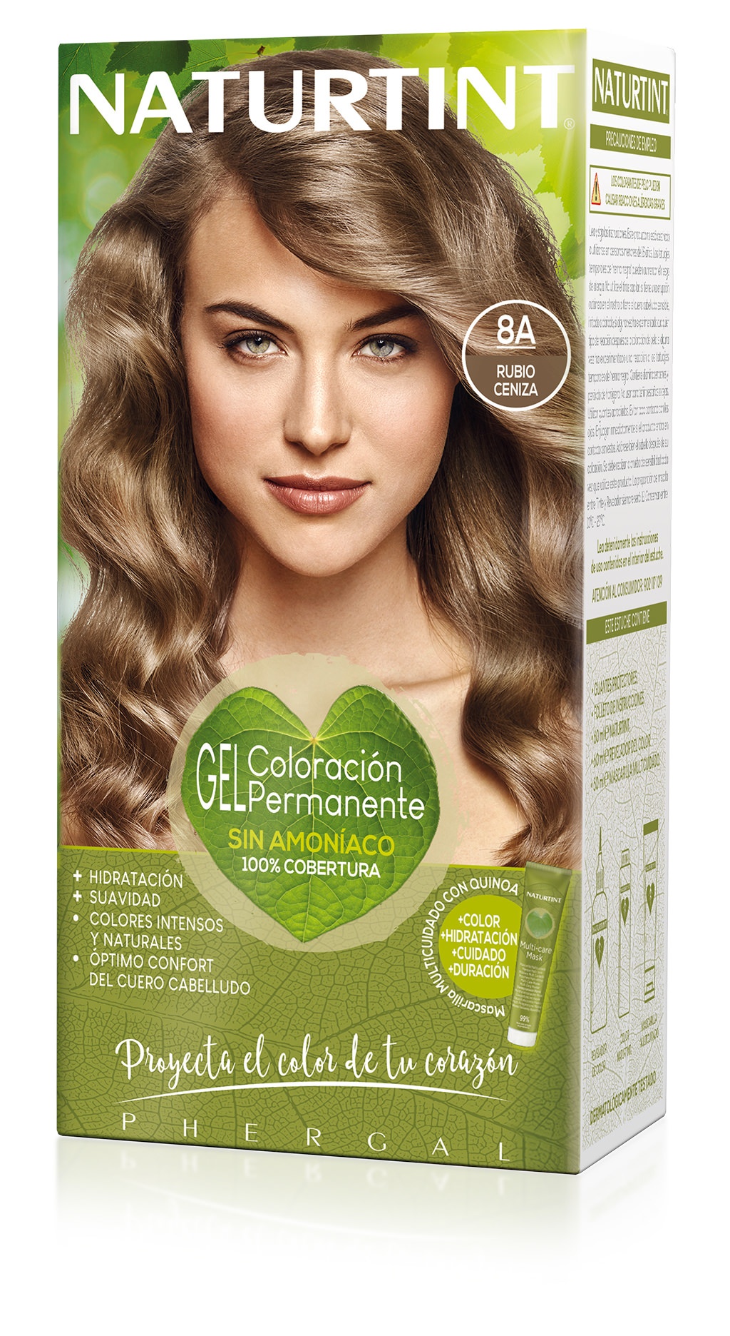 TINTA PARA CABELO NATURTINT 8A LOURO CINZA