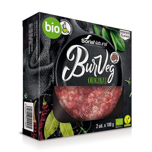 HAMBURGUER VEGETAL ORIGINAL SORIA NATURAL 2X100GR