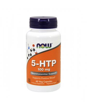 NOW 5-HTP 100MG 60 CÁPSULAS VEGETAIS