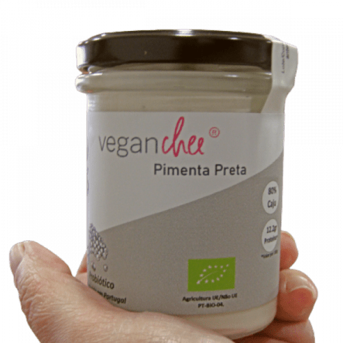 QUEIJO PARA BARRAR PIMENTA PRETA VEGANCHEE 200ML