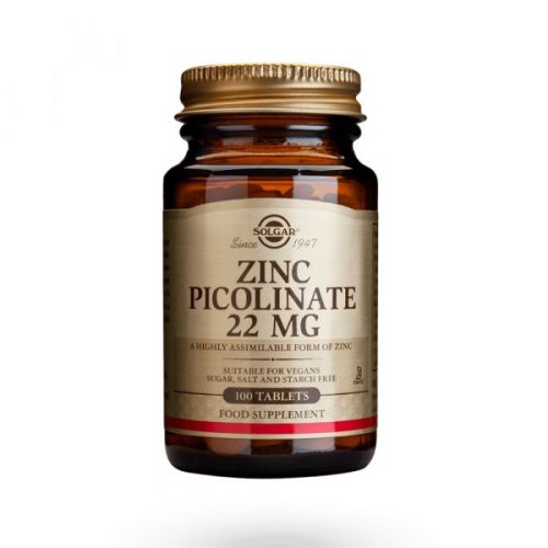 ZINC PICOLINATO 22 MG SOLGAR 100 CAPS