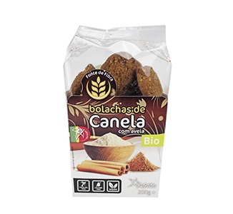 Bolacha de Canela com Aveia BIO 200