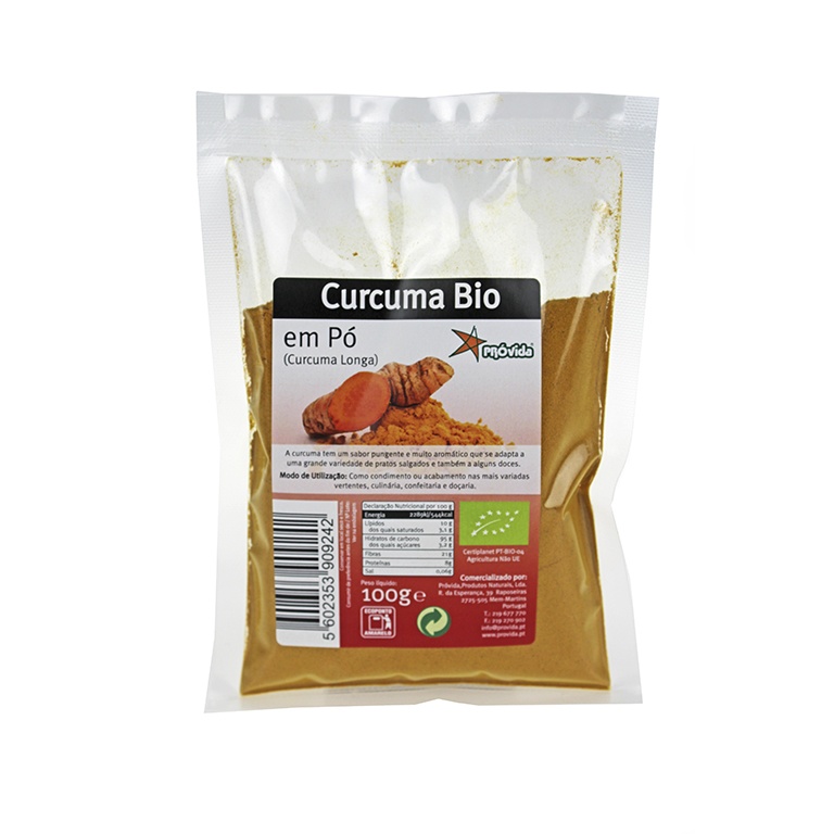 Curcuma em Pó Próvida BIO 100g