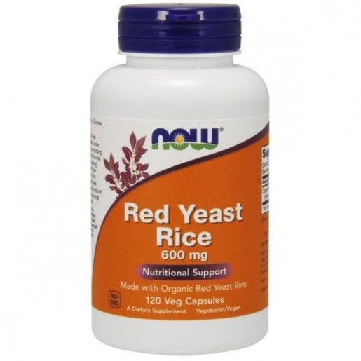 NOW RED YEAST RICE 600MG 120 CÁPSULAS