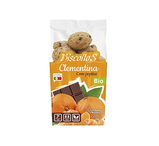 Biscoitos de Clementina c/pepitas BIO 220g