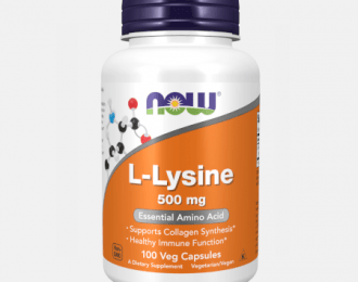 L-LYSINE 500 MG – 100 VEG CÁPSULAS – NOW