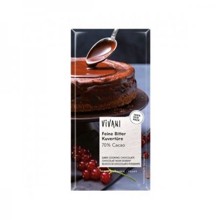 chocolate escuro vivani culinária 200g