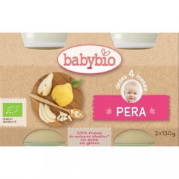 BOIÕES PÊRA BIO 2X130G BABYBIO