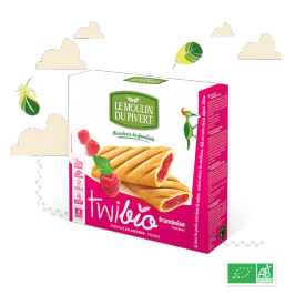 BISCOITOS C/RECHEIO DE FRAMBOESA BIO TWIBIO