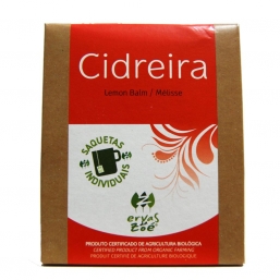 CHÁ CIDREIRA BIO 12 SAQ, ERVAS DA ZOE