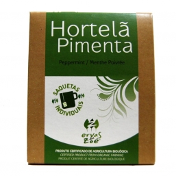 CHÁ HORTELÃ PIMENTA BIO 12 SAQ, ERVAS DA ZOE