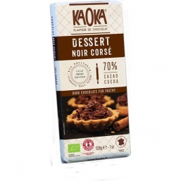 CHOCOLATE NEGRO BIO 70% CACAU P/ CULINÁRIA 200GRS KAOKA