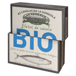 FILETES DE CAVALA EM AZEITE VIRGEM EXTRA BIO 120GR