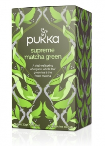 SUPREME MATCHA GREEN BIO 20 SQ PUKKA